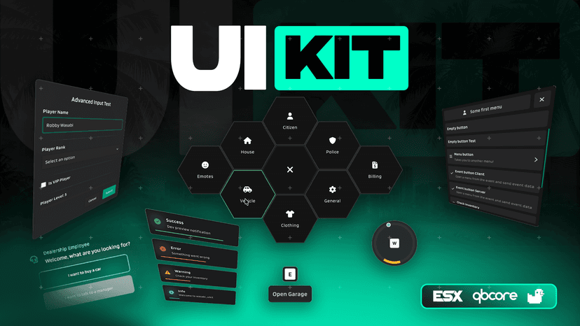 Core UI Series · Wasabi Scripts