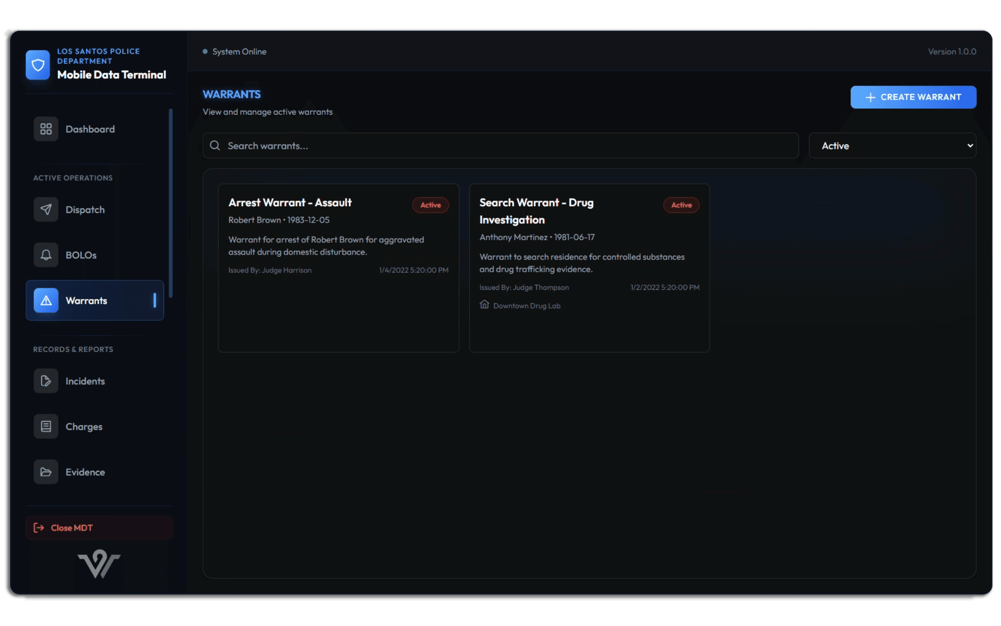 MDT And Dispatch System view 8