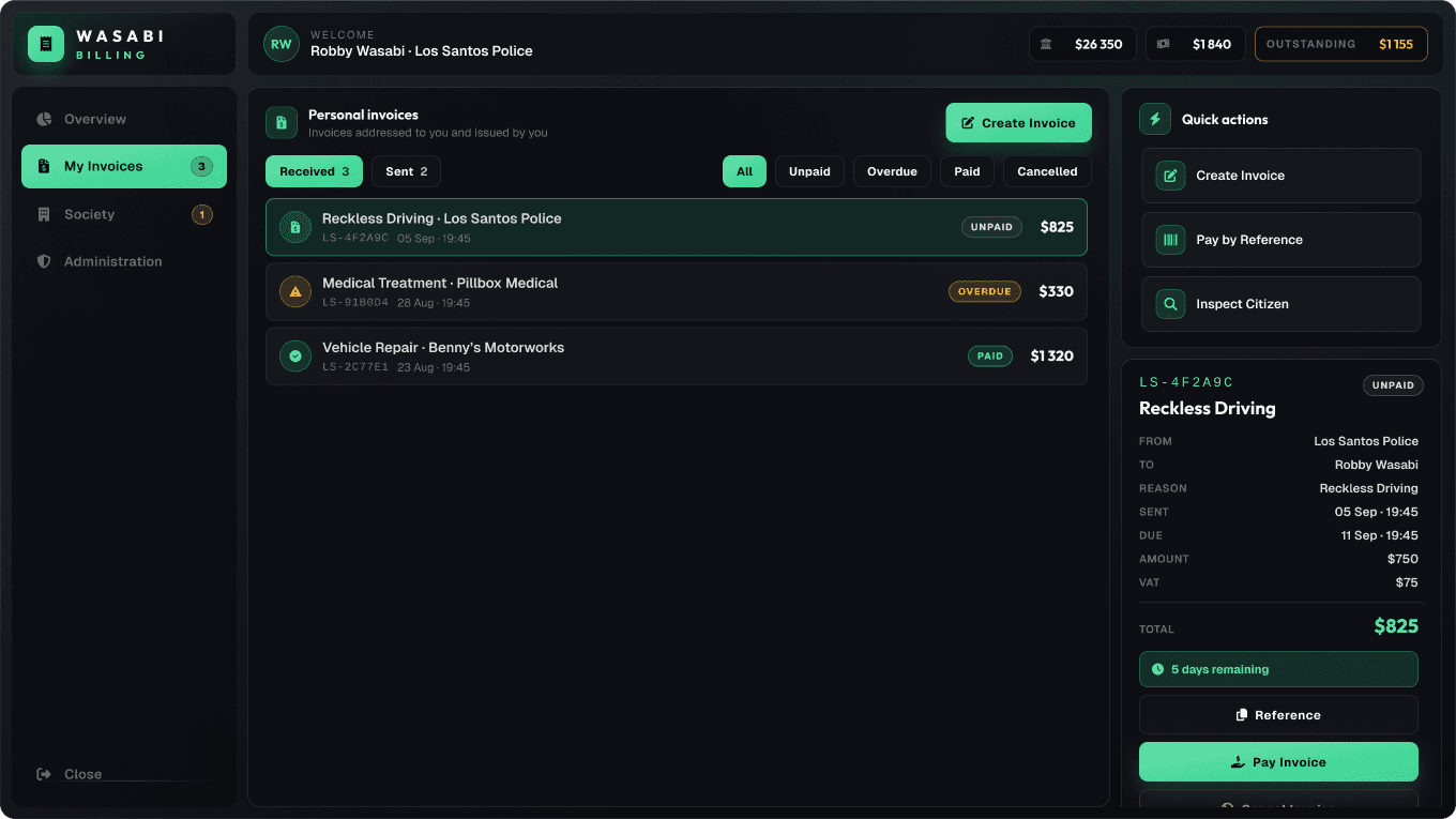 Complete Billing view 4