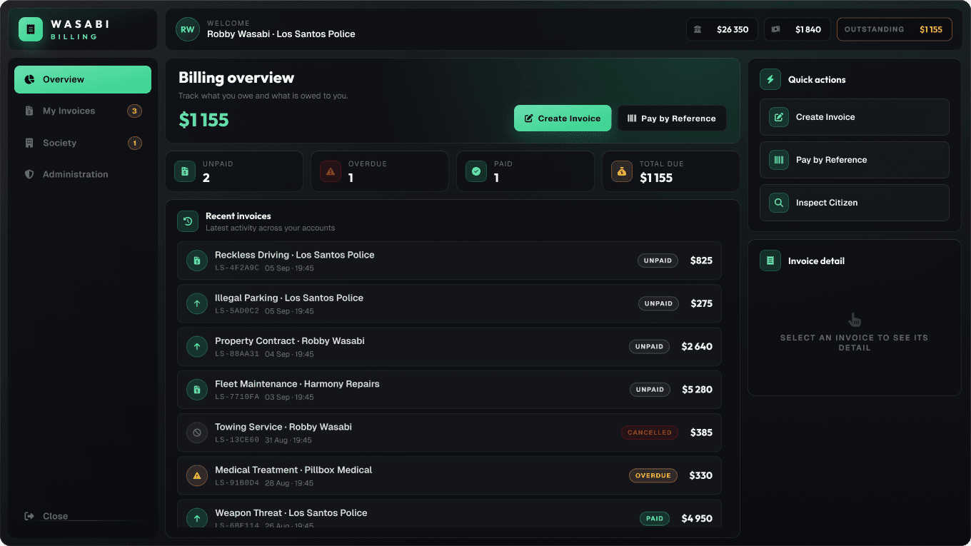 Complete Billing view 2