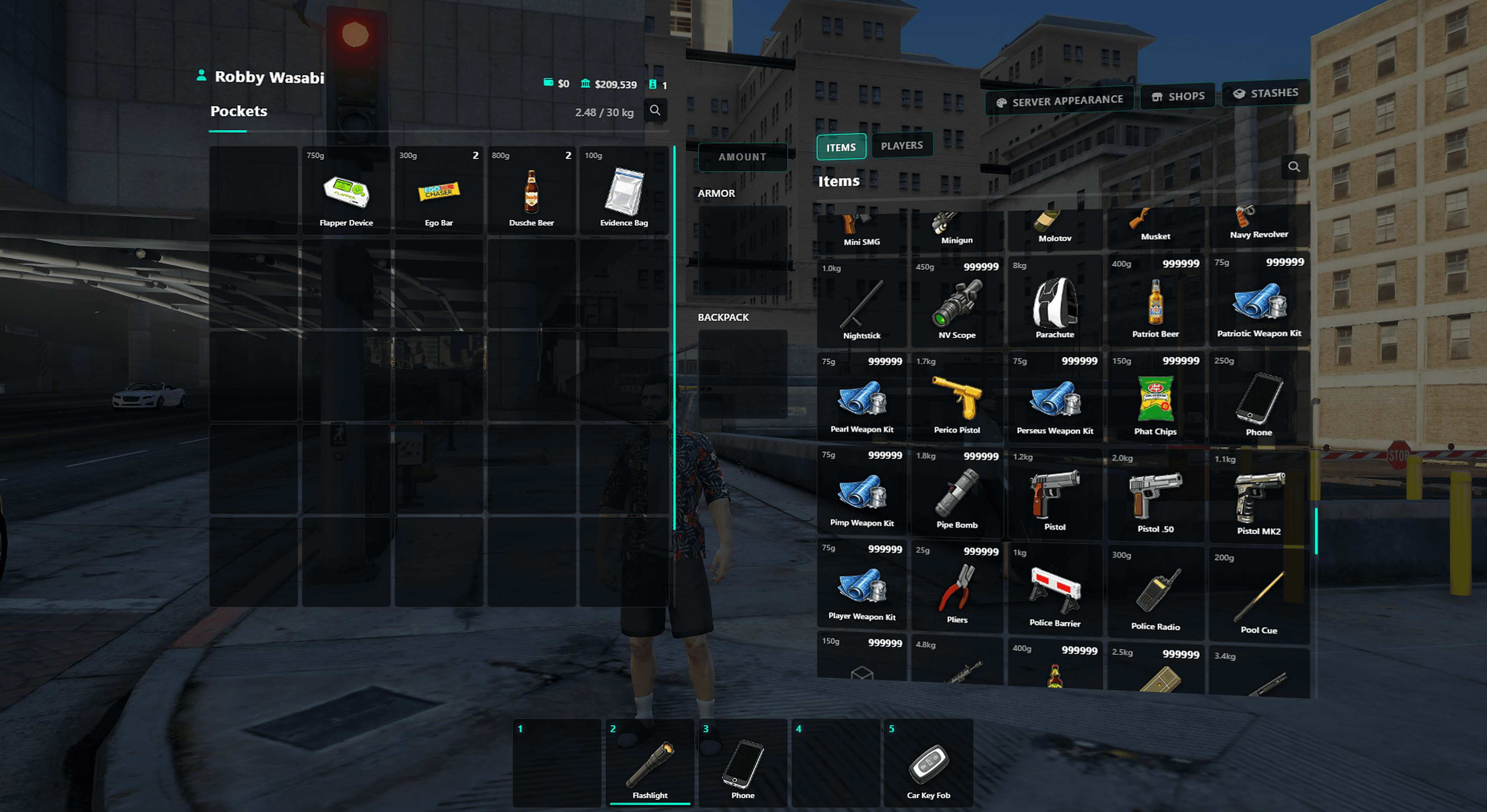 Admin Menu
